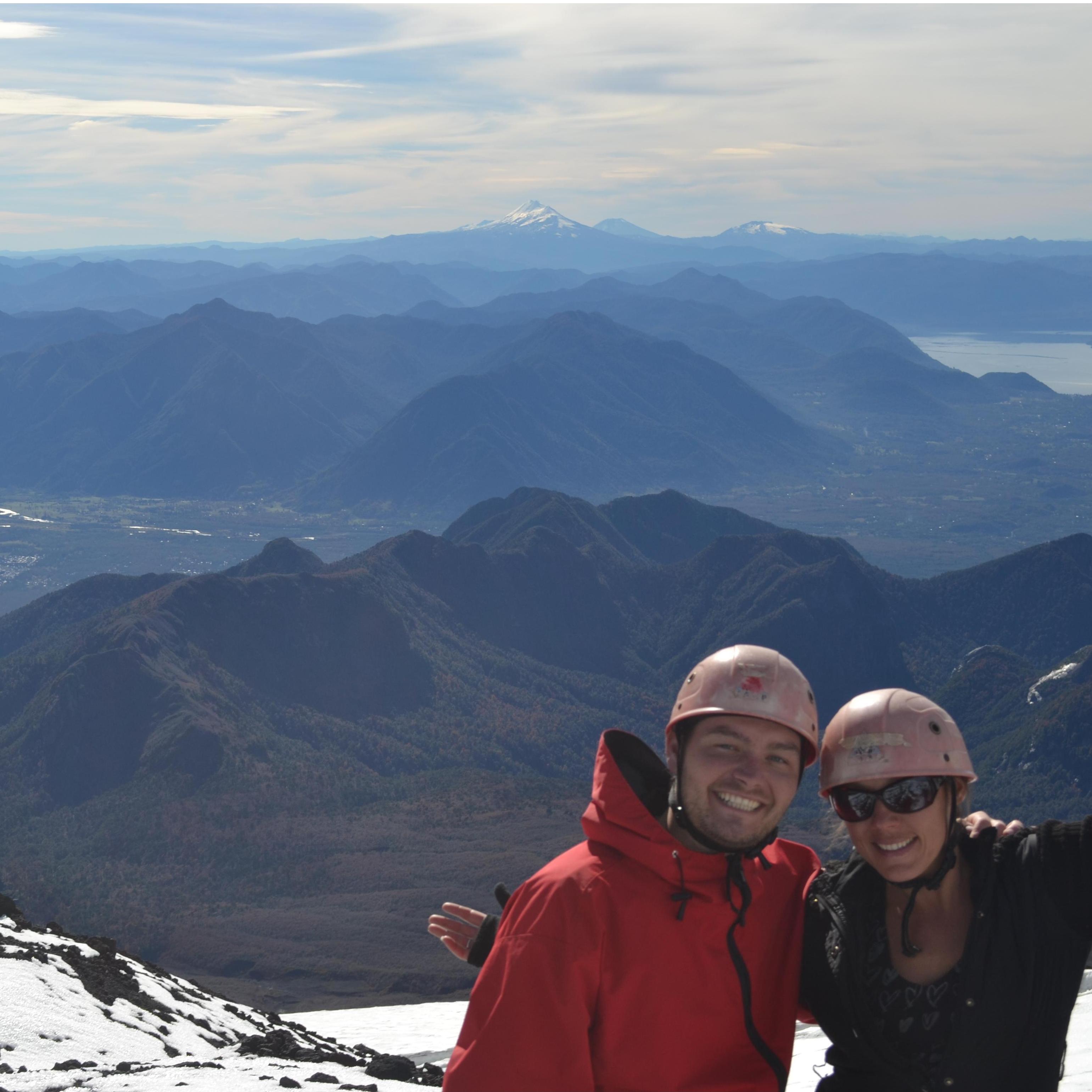 Hiking Volcano Villarrica in Pucon, Chile