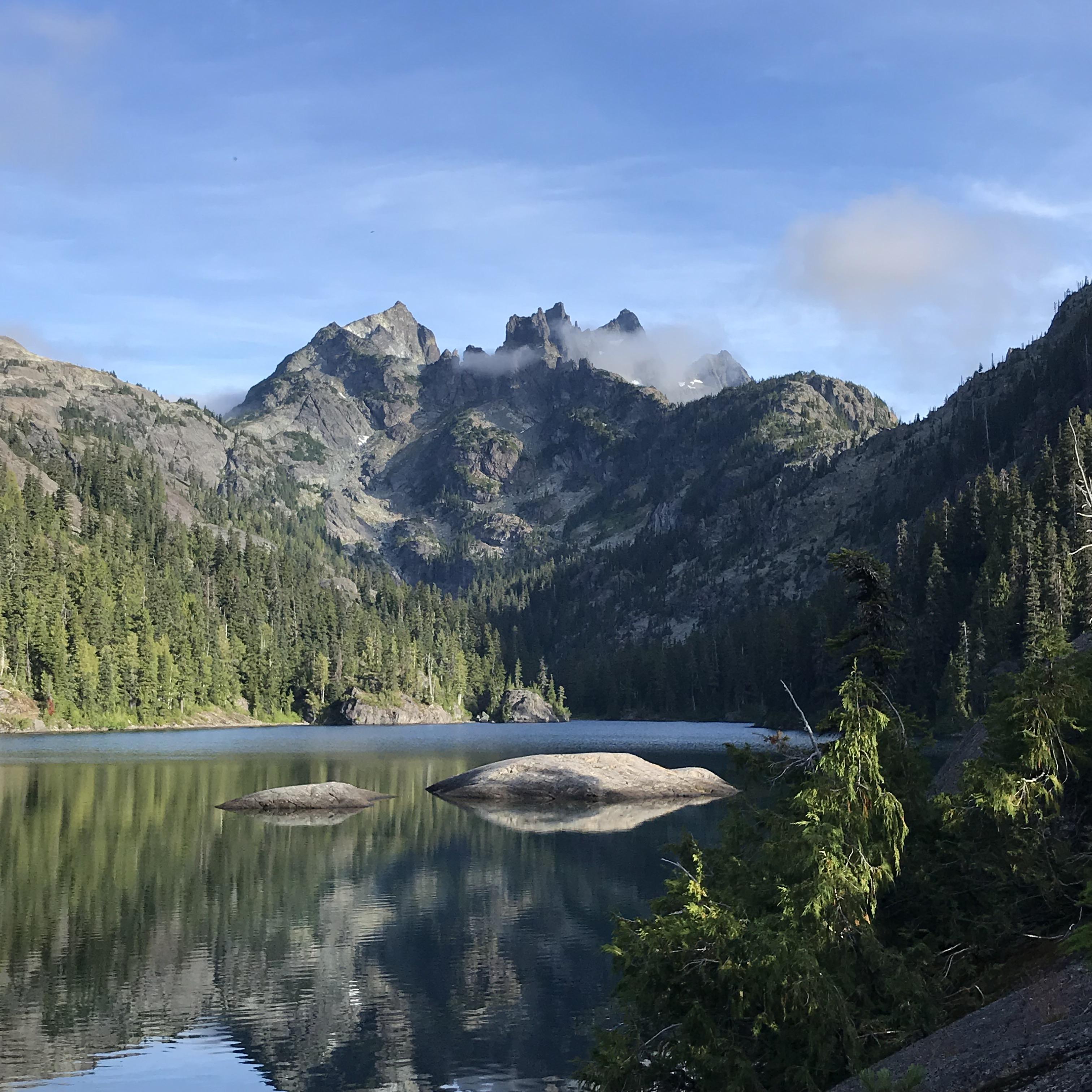 Spectacle Lake- this is the lake Calvin had originally planned on asking Breylin to marry him. The two backpacked up to this lake and spent the first three days of their engagement there.