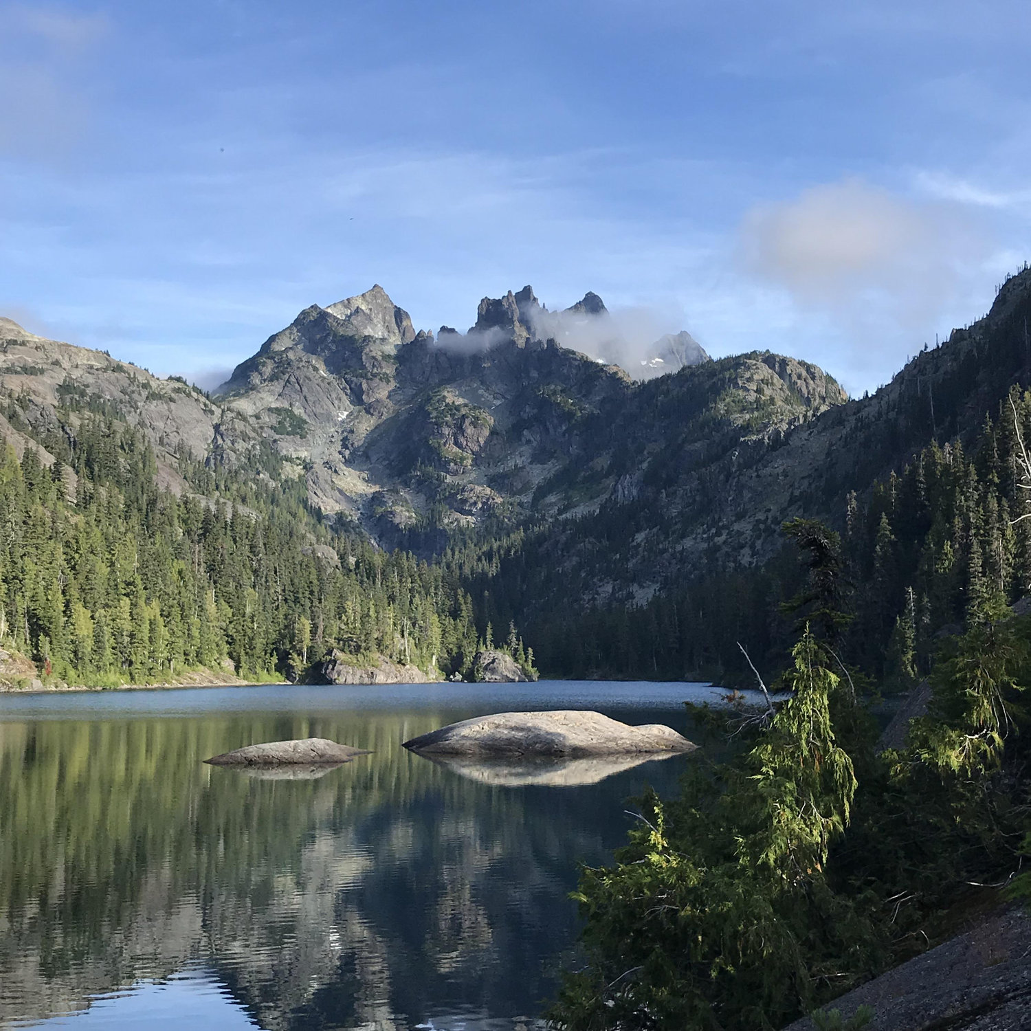 Spectacle Lake- this is the lake Calvin had originally planned on asking Breylin to marry him. The two backpacked up to this lake and spent the first three days of their engagement there.