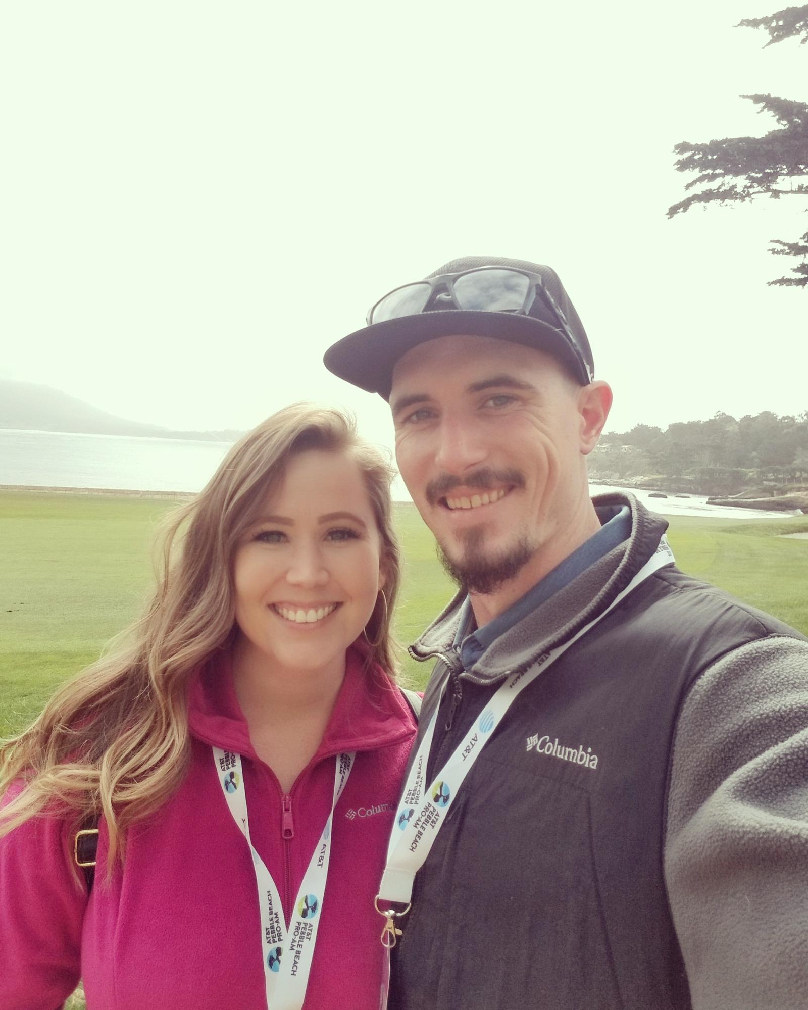 Valentines weekend at Pebble Beach Pro Am