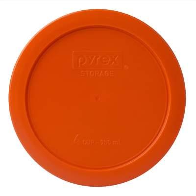 Pyrex®4 Cup Round Plastic Lid, Orange