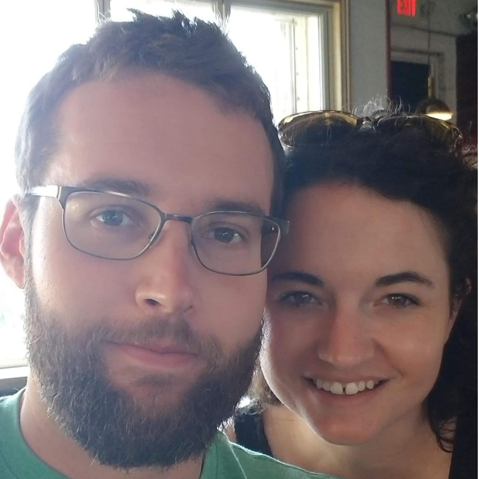 Selfie while hanging out at Green Bench Brewery during Matt's first trip to St. Pete in November 2018.
