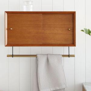 Mid Century Bathroom Storage Cabinet - West Elm