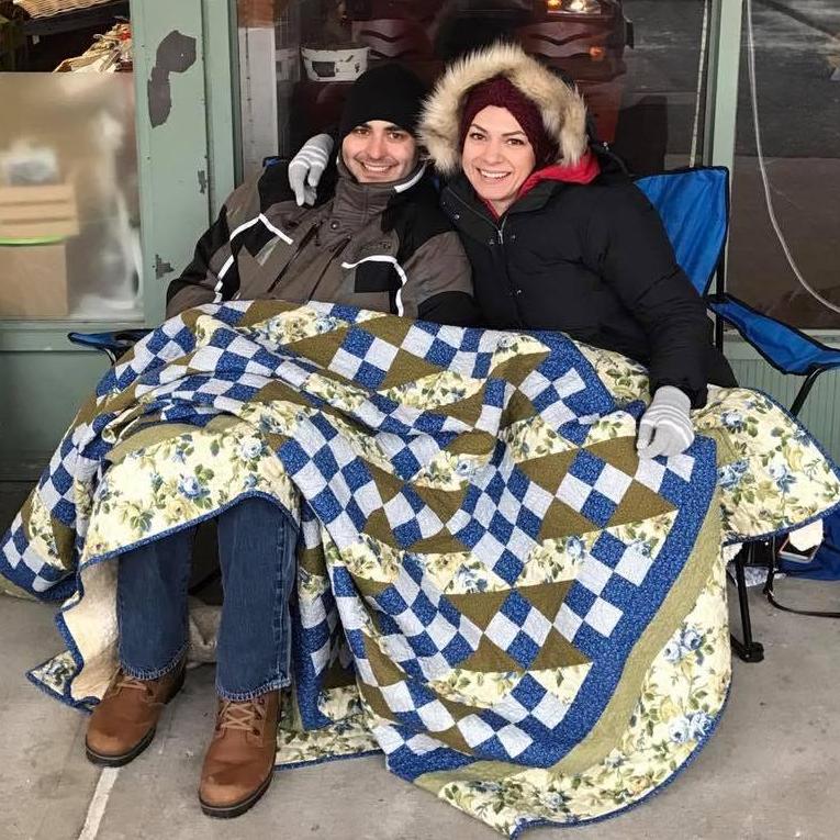Camping out to adopt our fur baby, Sam, in a snowstorm. It was worth every minute.
February, 2017