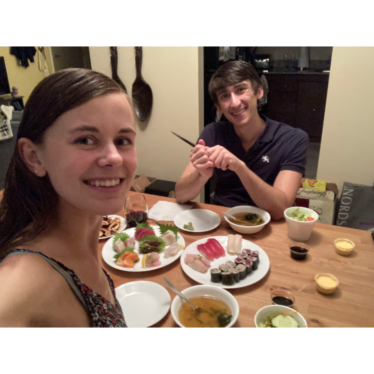 2020 - Abington, PA - Sushi date night during COVID-19