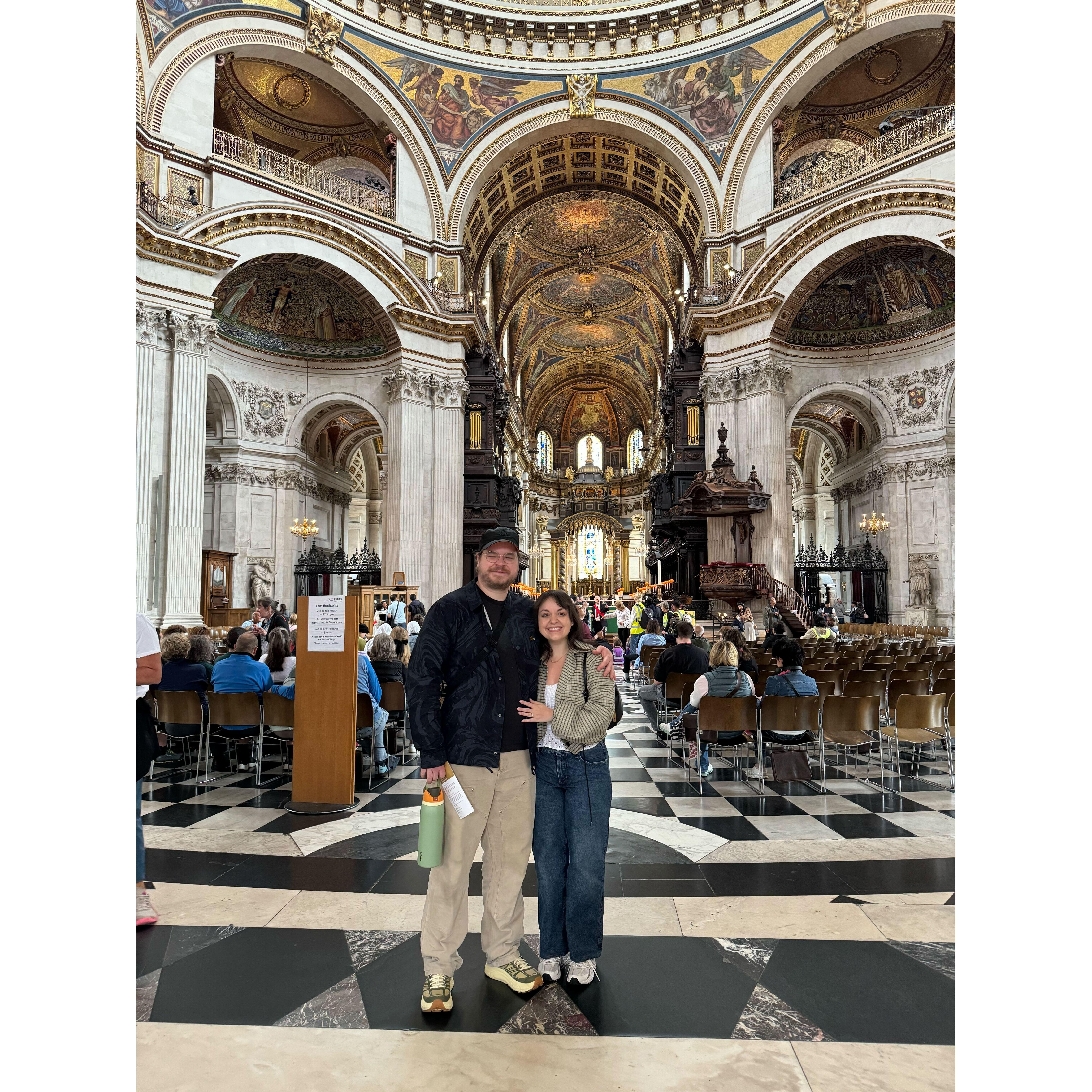 Saint Paul's cathedral in London!