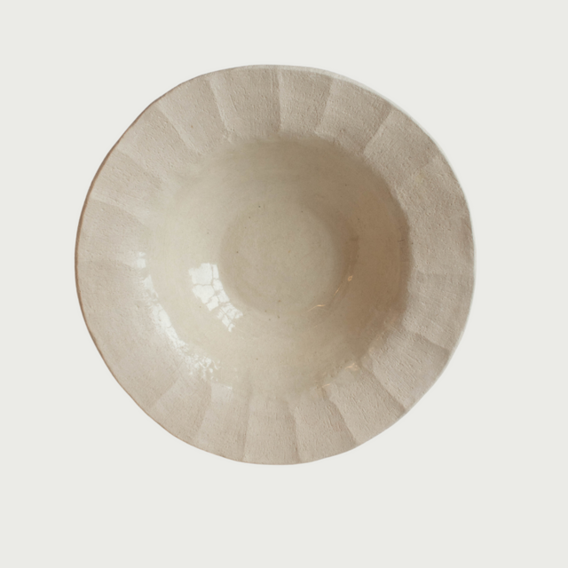 Large Faceted Bowl