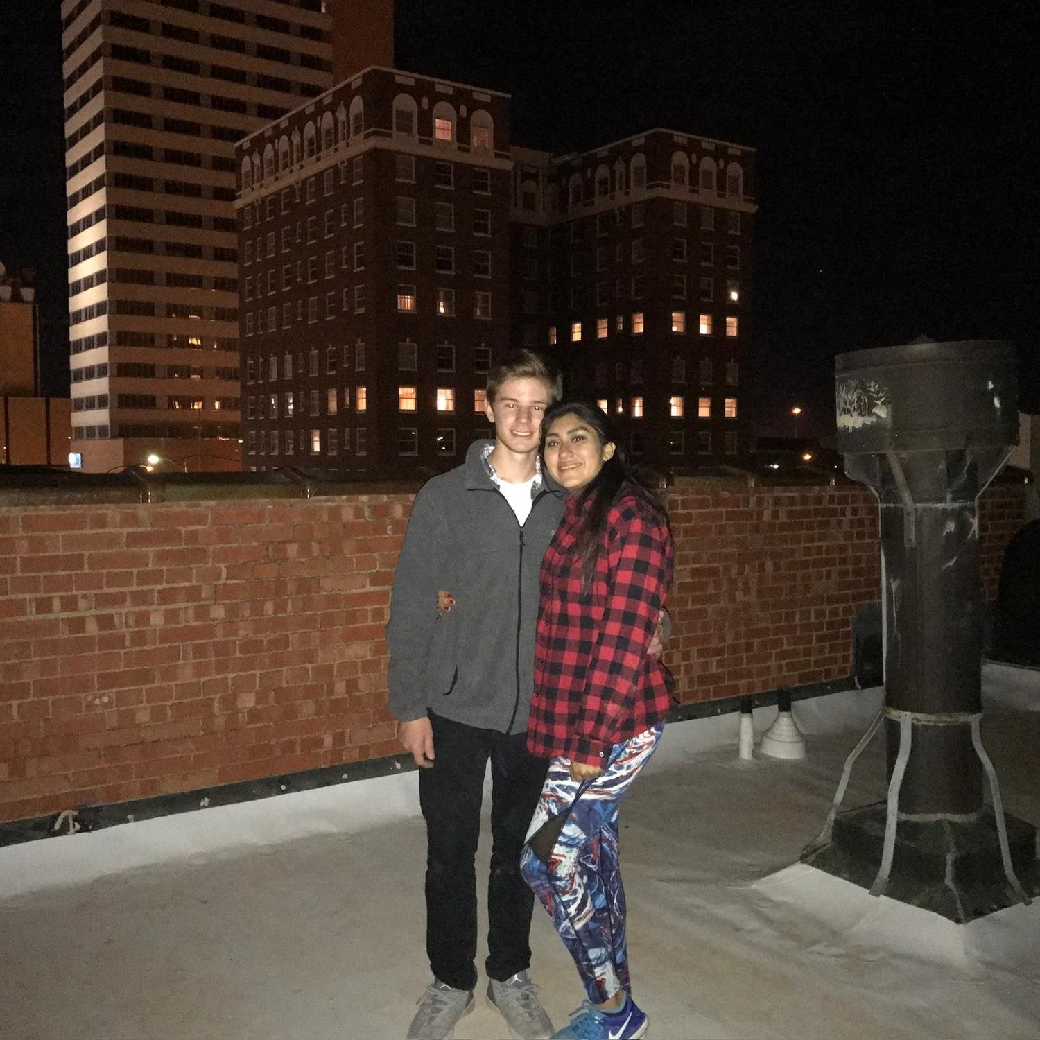 When we used to climb on top of the rooftops of Downtown Lubbock. May 2017.