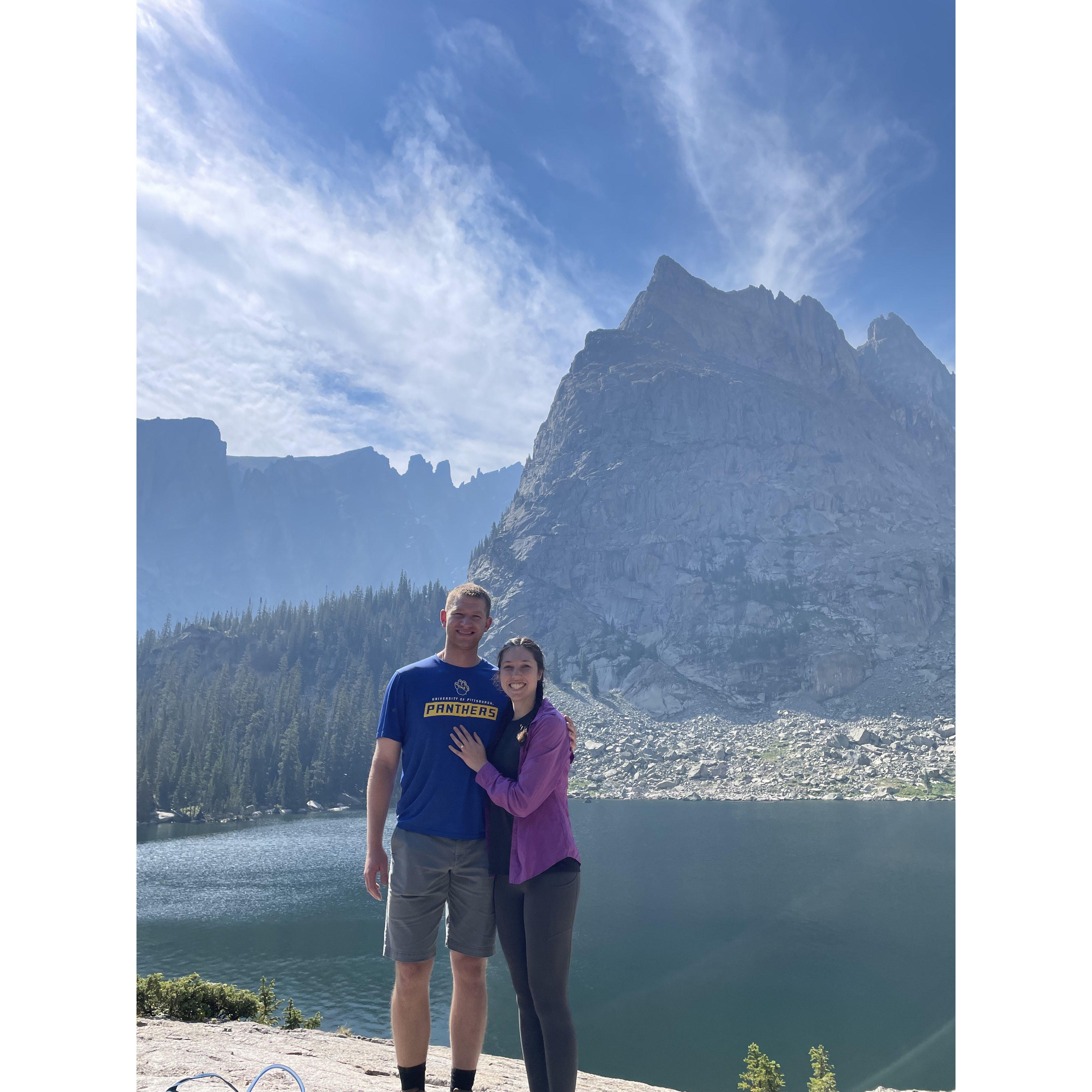 Matt made us do a 16 mile hike... but it was worth it!