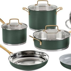 Cuisinart 11-Piece Stainless Steel Set, Thyme, MT89G-11