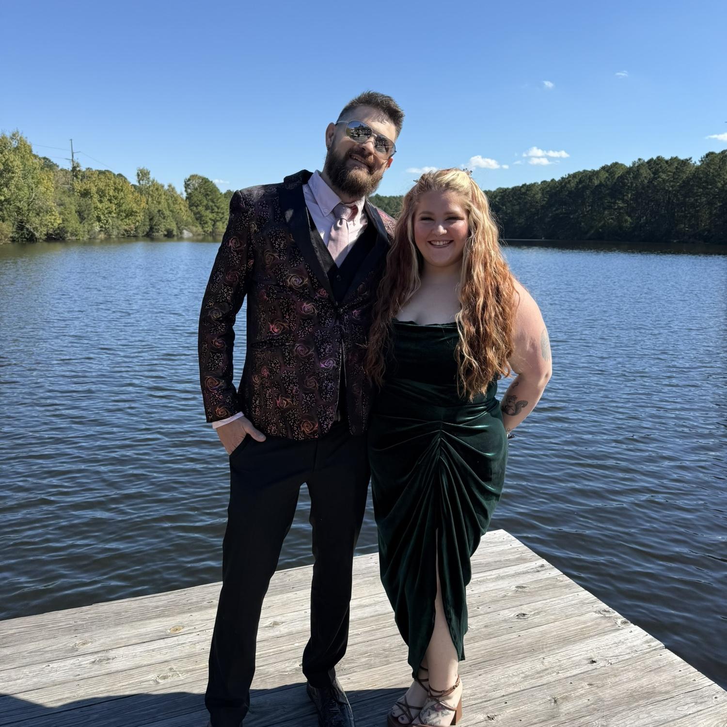 At Molly and Aaron's wedding!
