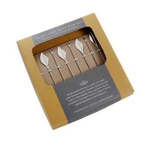Dainty Leaf Olive Pick Set