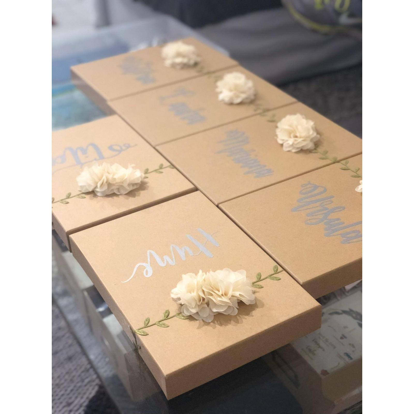 Bridesmaids' favors