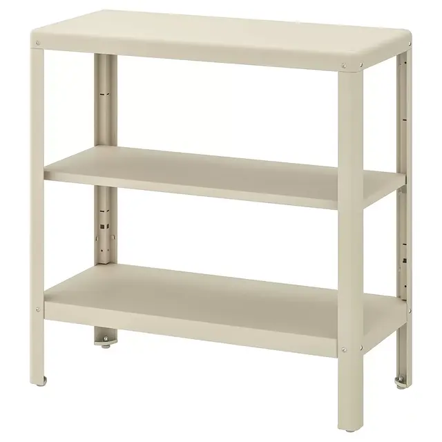 KOLBJÖRNShelf unit, indoor/outdoor, beige31 1/2x31 7/8 "