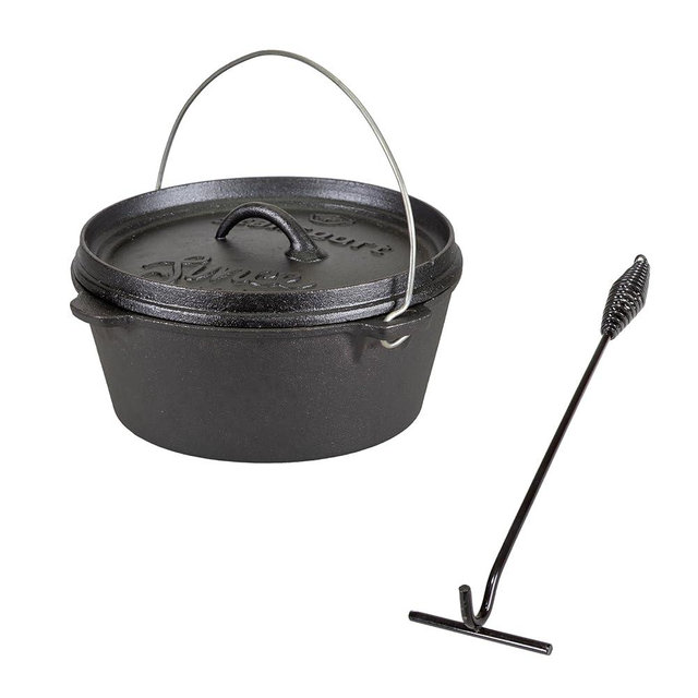 Stansport Pre-Seasoned Cast Iron Dutch Oven