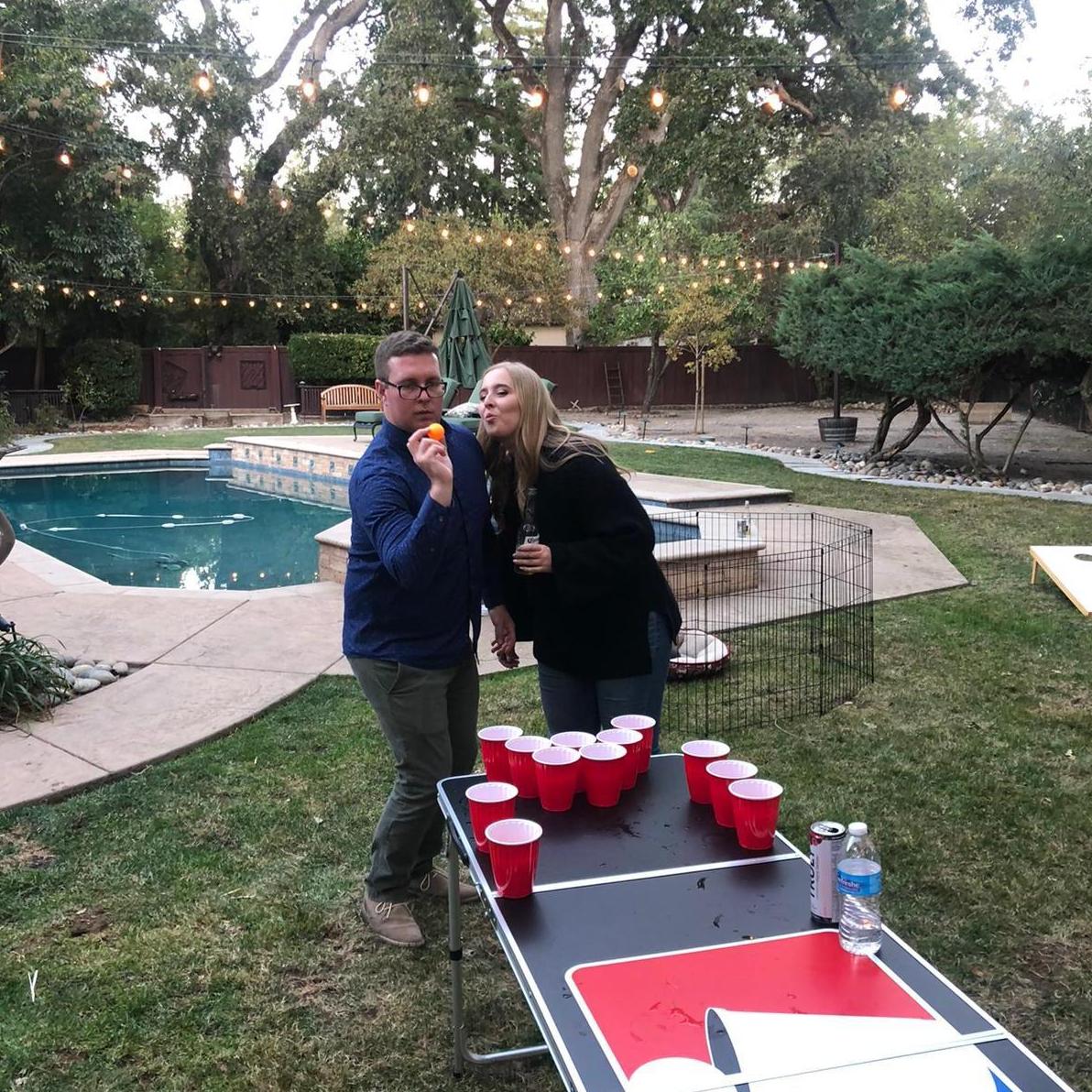 Dominating at Beer Pong 2019