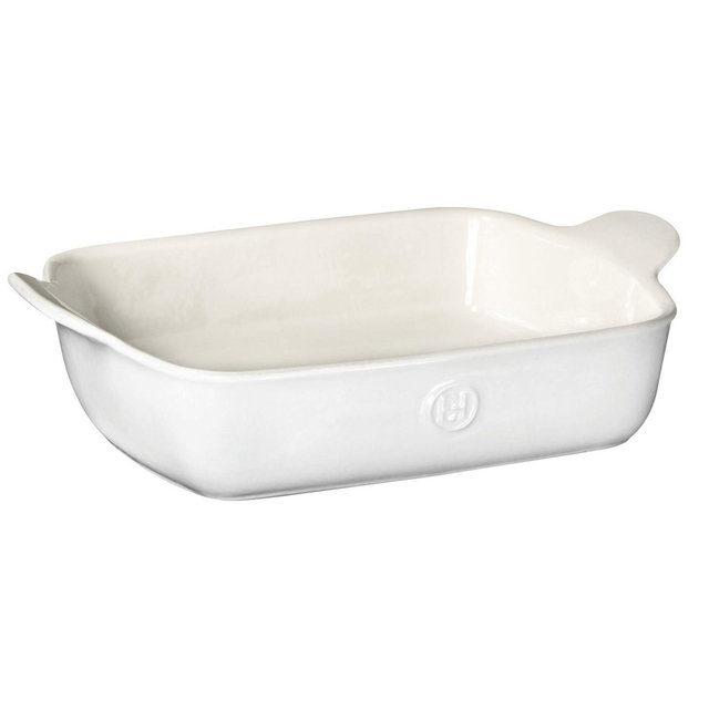 Emile Henry HR Modern Classics Small Rectangular Baker, 10.25" x 7", Sugar