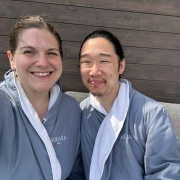 Enjoying the spa pre-proposal