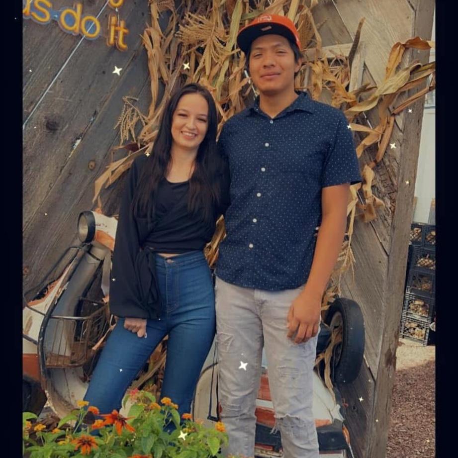 Our second year together at the pumpkins patch