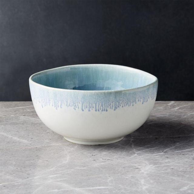 Caspian Aqua Reactive Glaze Cereal Bowl