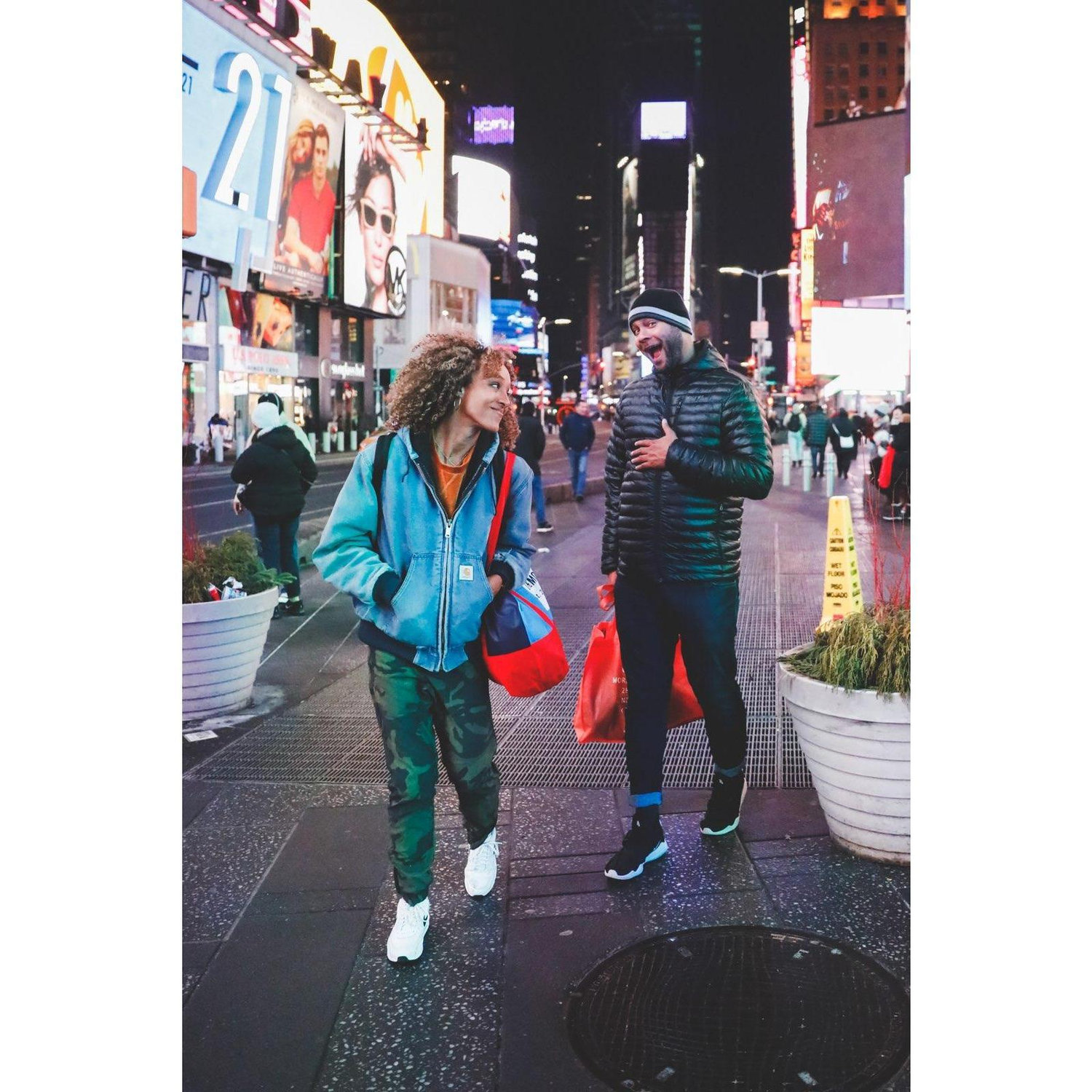 First night we met. Traci and her friend Laura took Eddie on a 3 hour walk around Manhattan until 1am. By the end of the night Traci thought Eddie was such a fool.