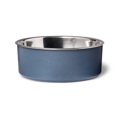 Medum Speckle Mealamine Dog Bowl - Blue - 28oz - Boots & Barkley™