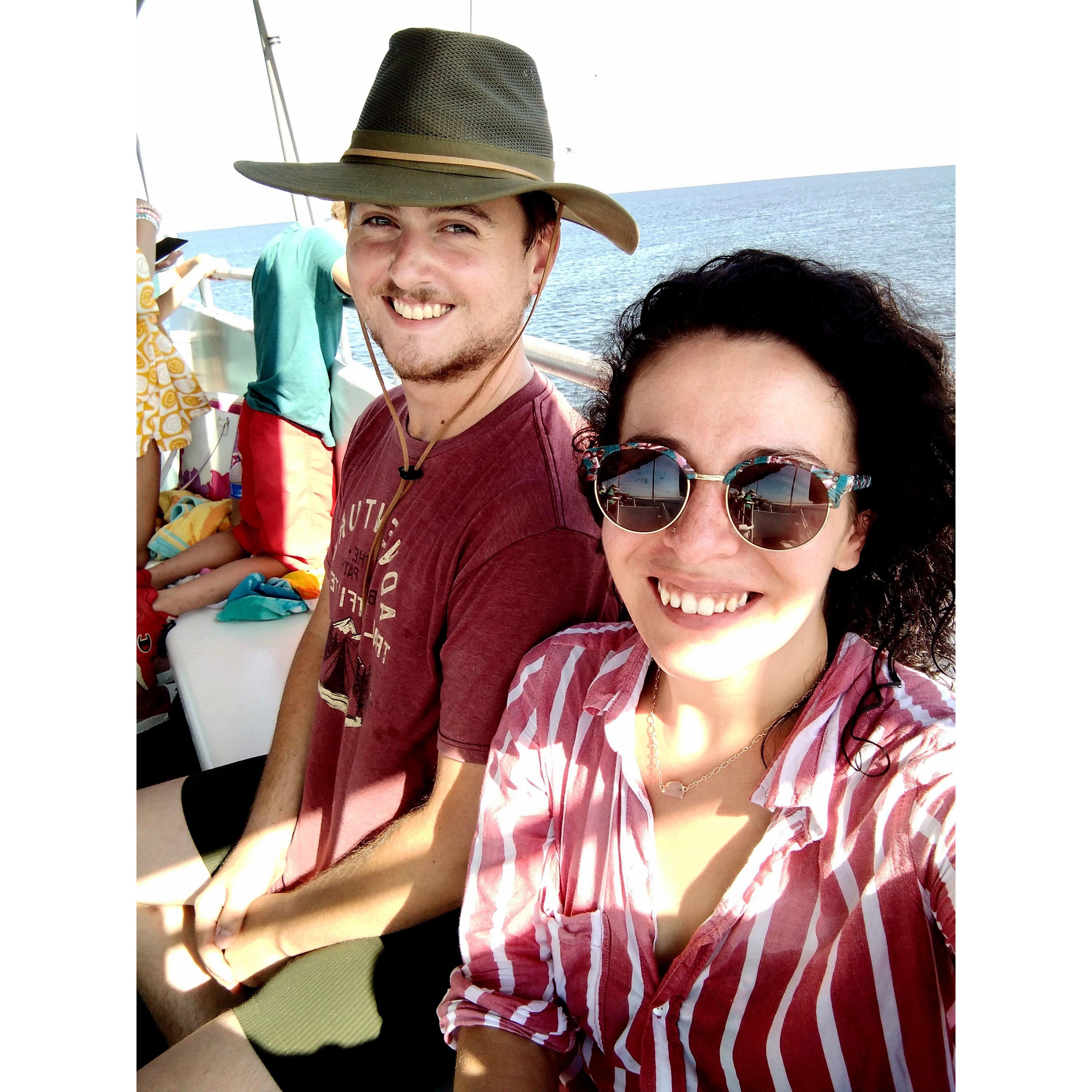 Off to Ship Island on one of our annual trips