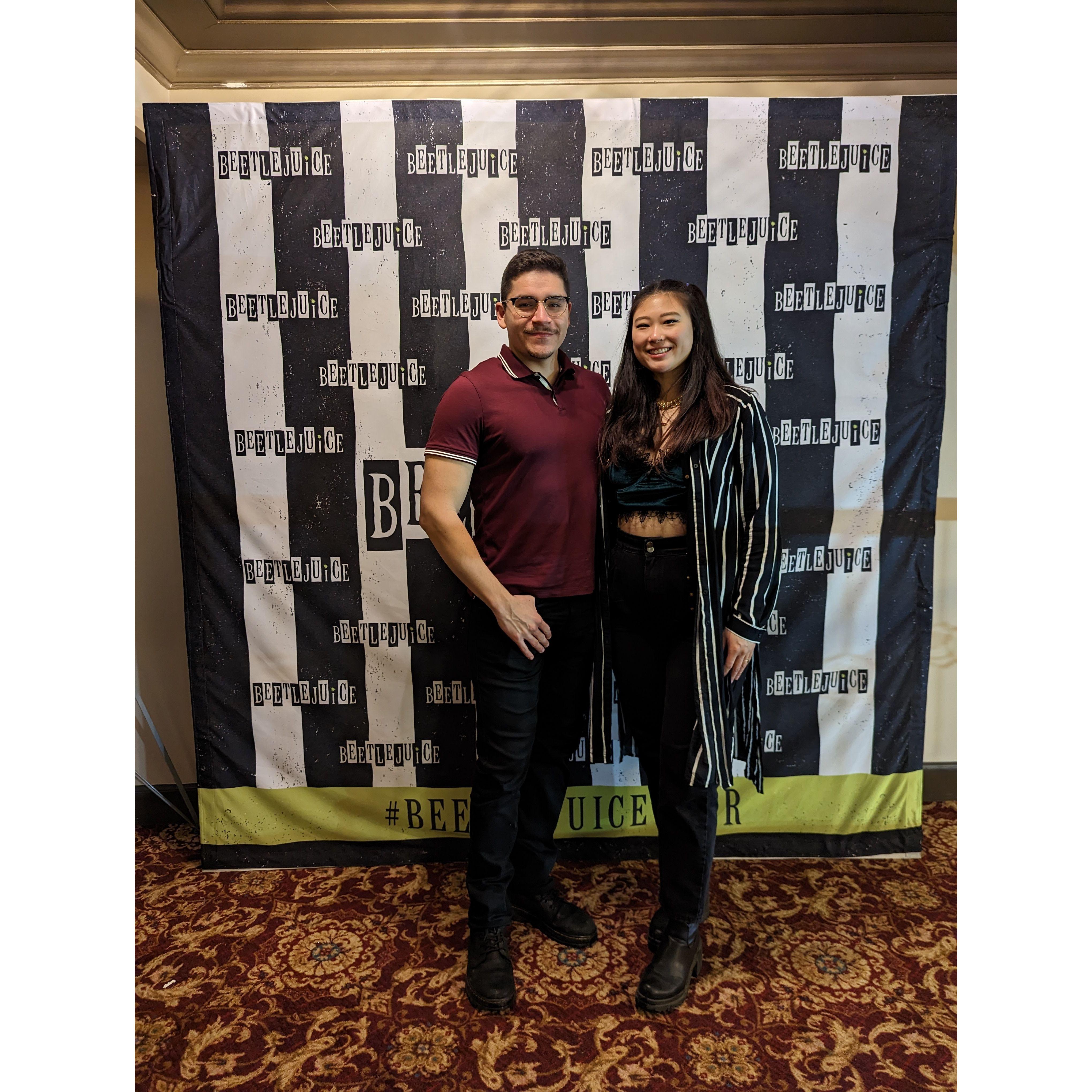 Beetlejuice, the Musical on New Year's Eve