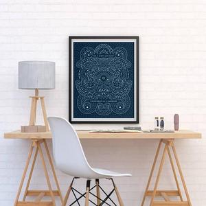 Carl Sagan Mote of Dust Art Print | 8" x 10" or 16" x 20" | Cosmos, Pale Blue Dot, Space, Stars, Planets, Sun, Quote, Astronomy, Astrology