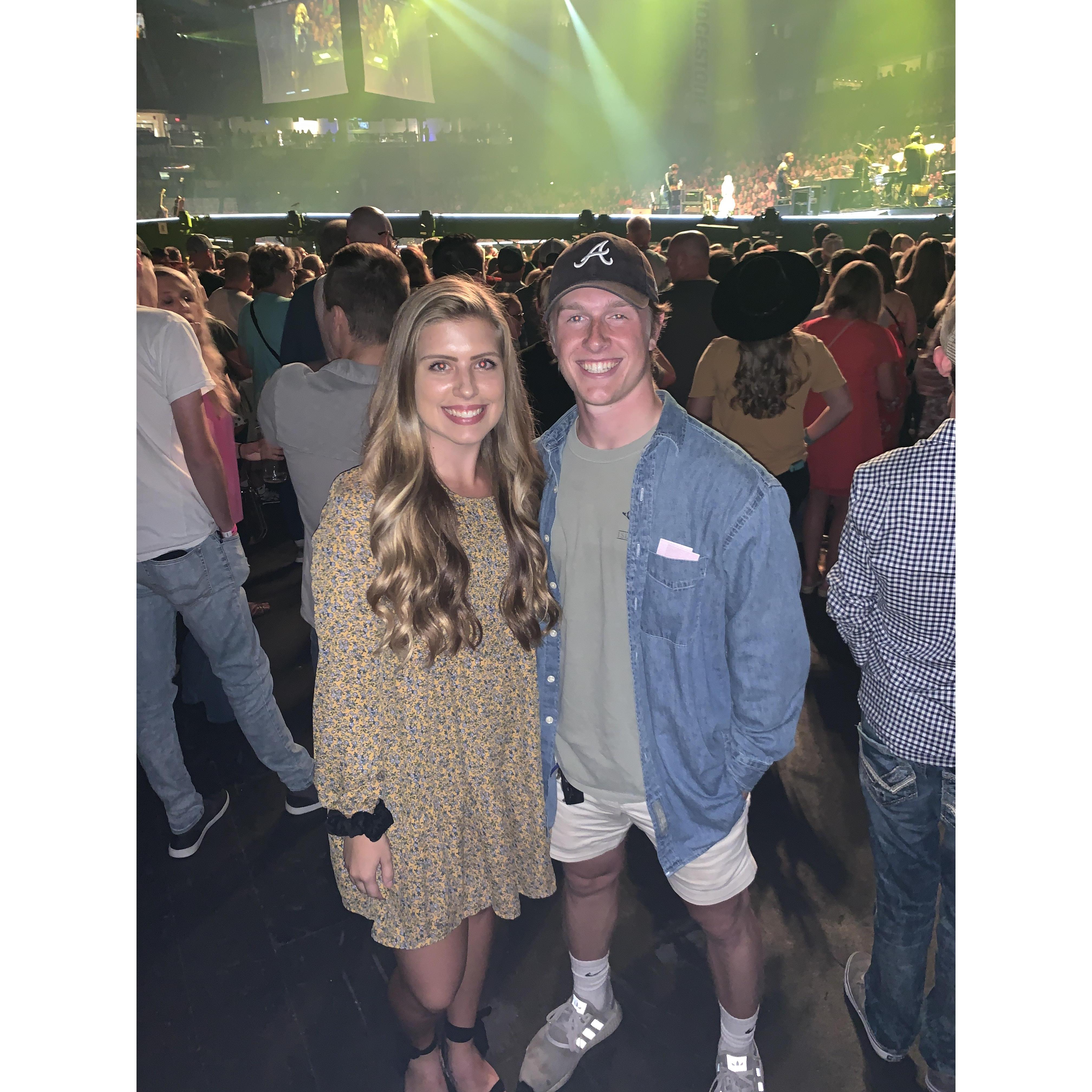 Where it all started! Our first official date was dinner and the Carrie Underwood concert in 2019!