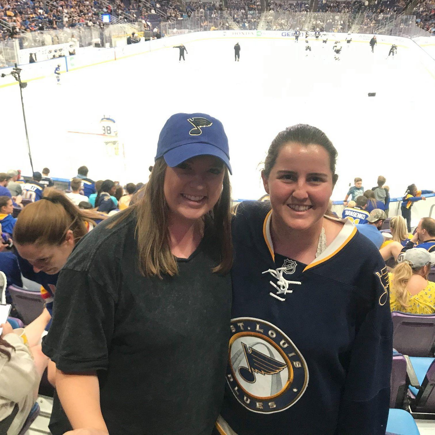 Cheering for the Blues in the 2019 Playoffs!