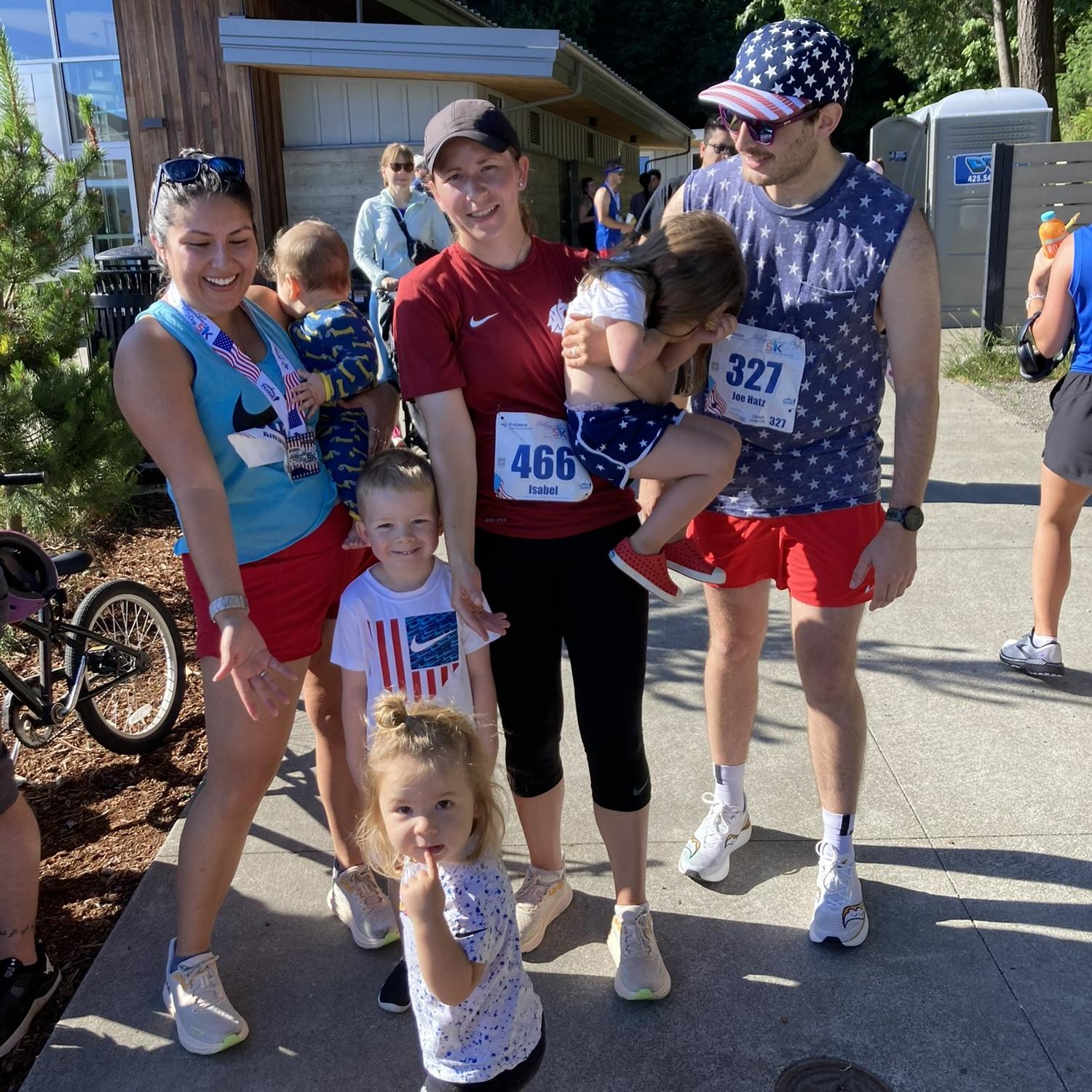 July 2024: 4th of July 5k with the Monaghans!