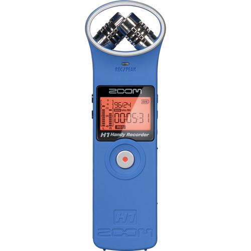 Zoom H1 Ultra-Portable Audio Recorder (Blue)