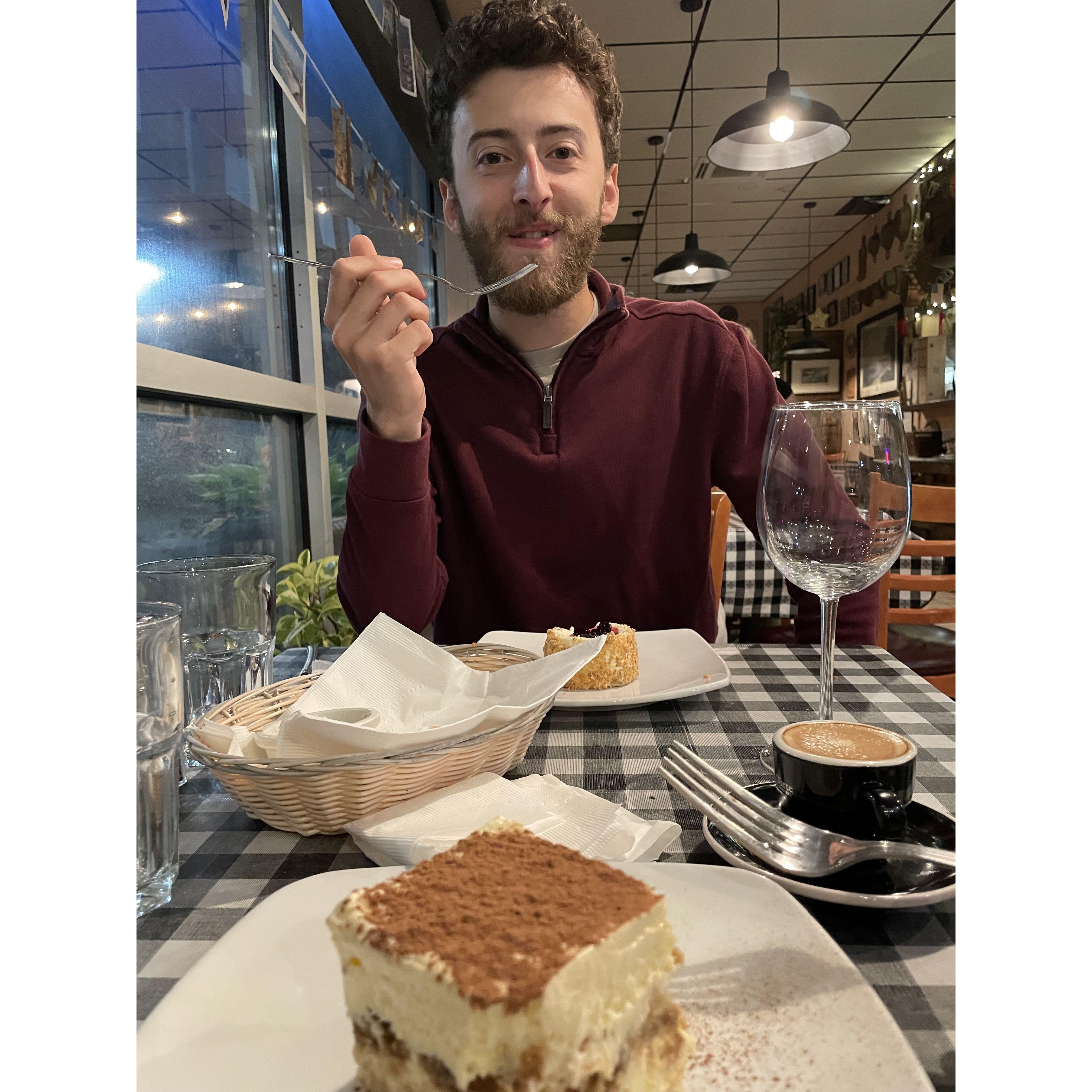 Our favorite restaurant, Bacco.