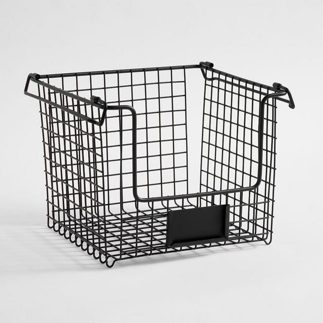Wire Utility Storage Bin, Medium, 10" x 10" x 7.75"