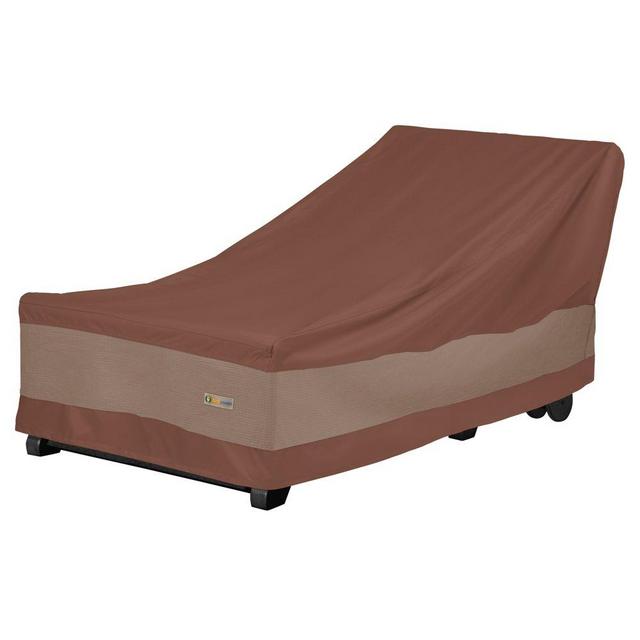 Duck Covers Ultimate Waterproof 86 Inch Patio Chaise Lounge Chair Cover