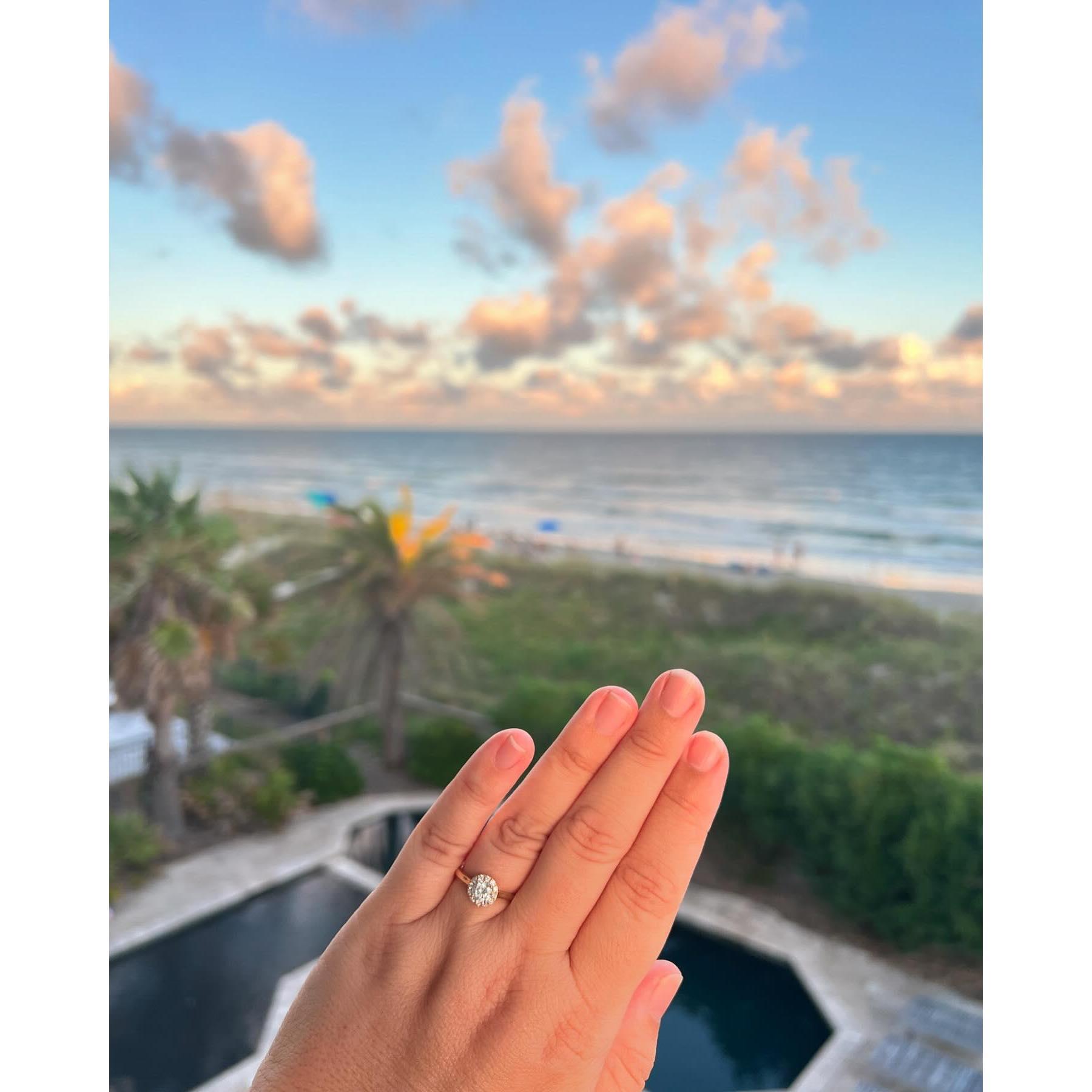 Engaged 8.31.2024 at Isle of Palms, SC