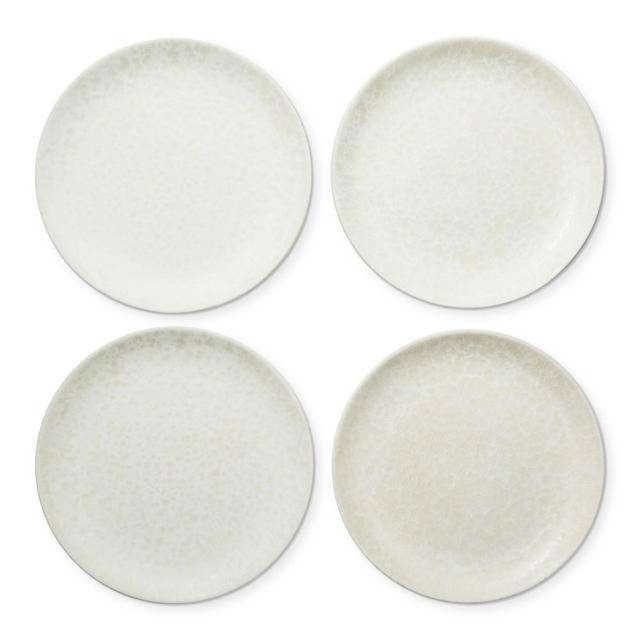 Luna Dinner Plates, Set of 4, White