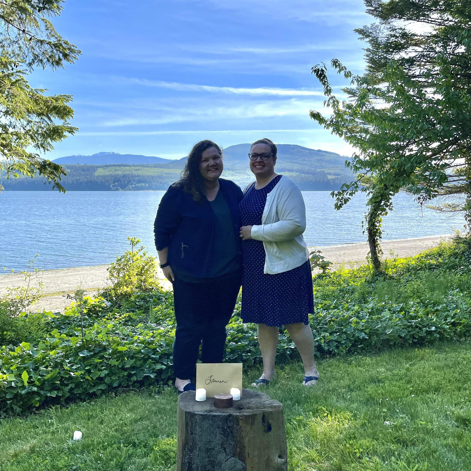 When we got engaged - Memorial Day Weekend 2021 in Port Townsend, WA!
