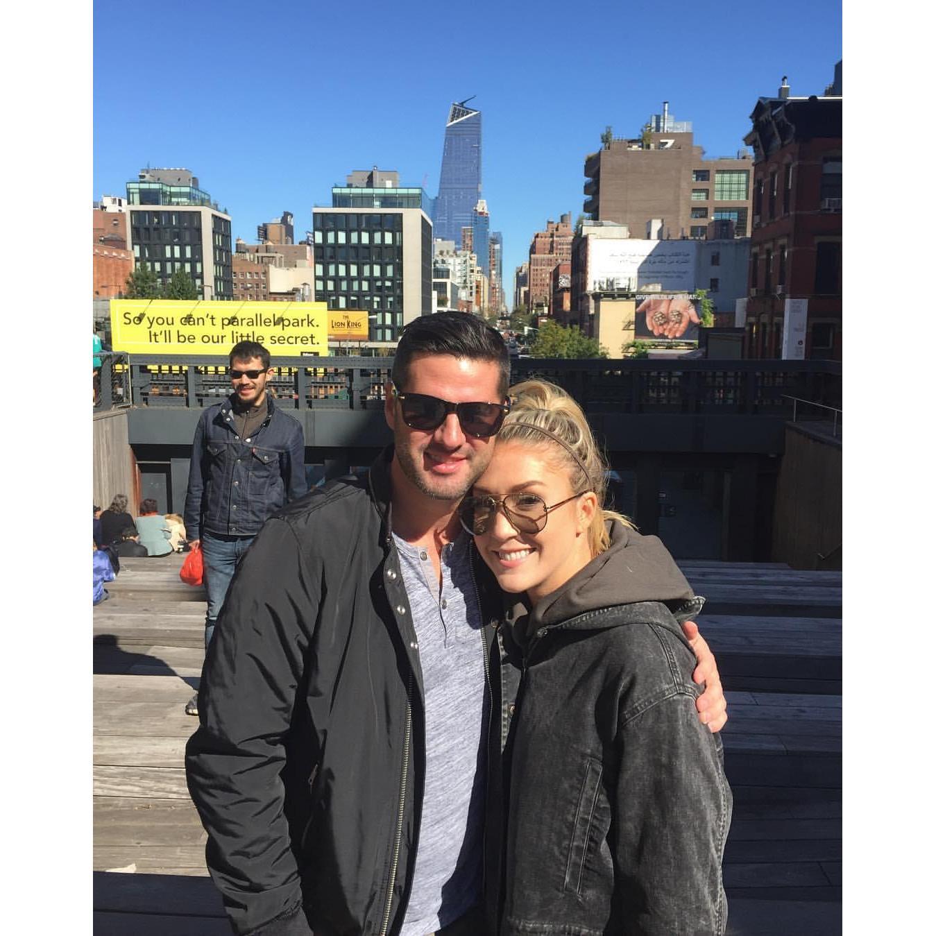 Our first trip to NYC together!