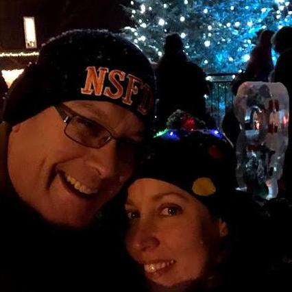 Tree lighting in Lake Placid 2018.