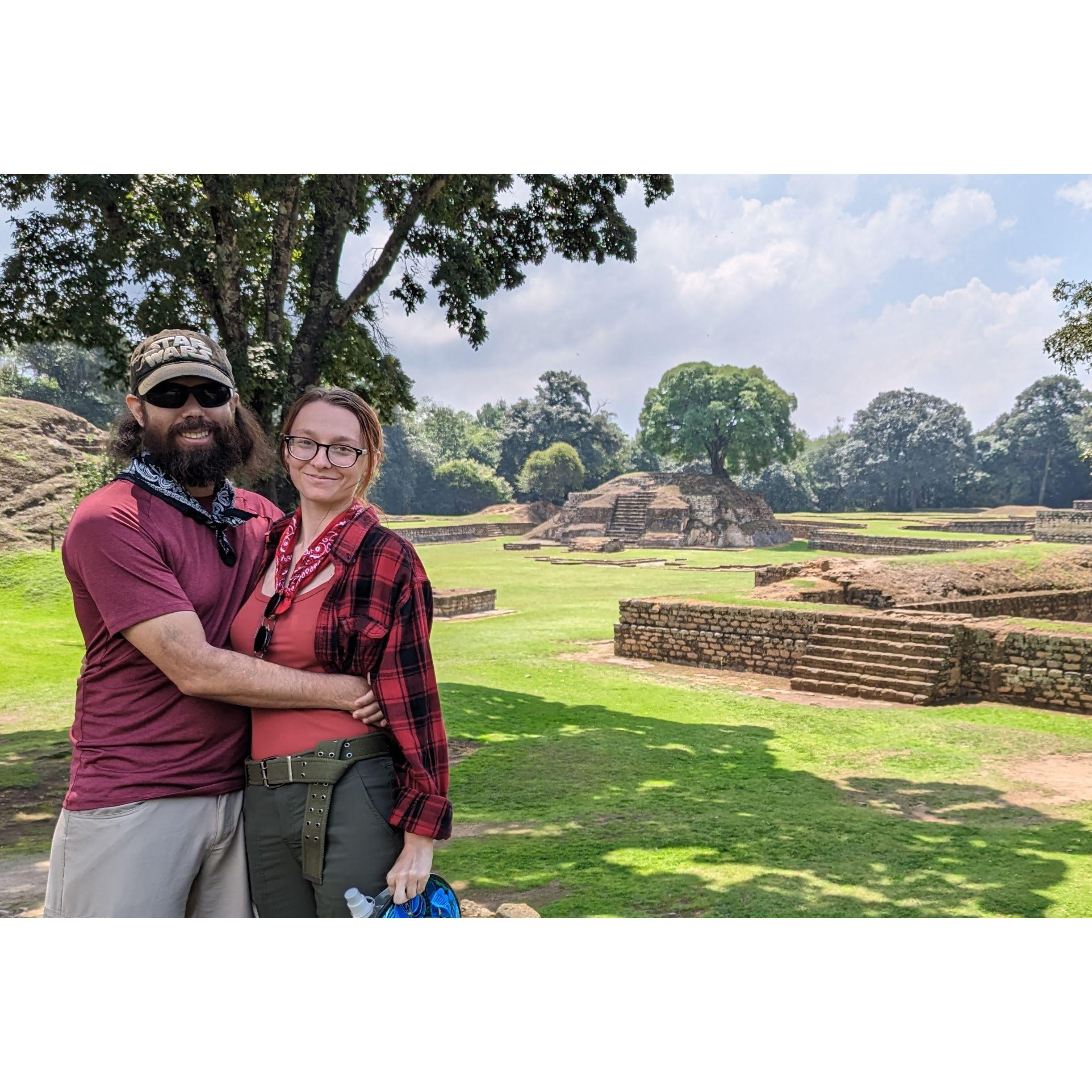 We had a fantastic tour of Iximche from on of the local conservators. Learned so much!