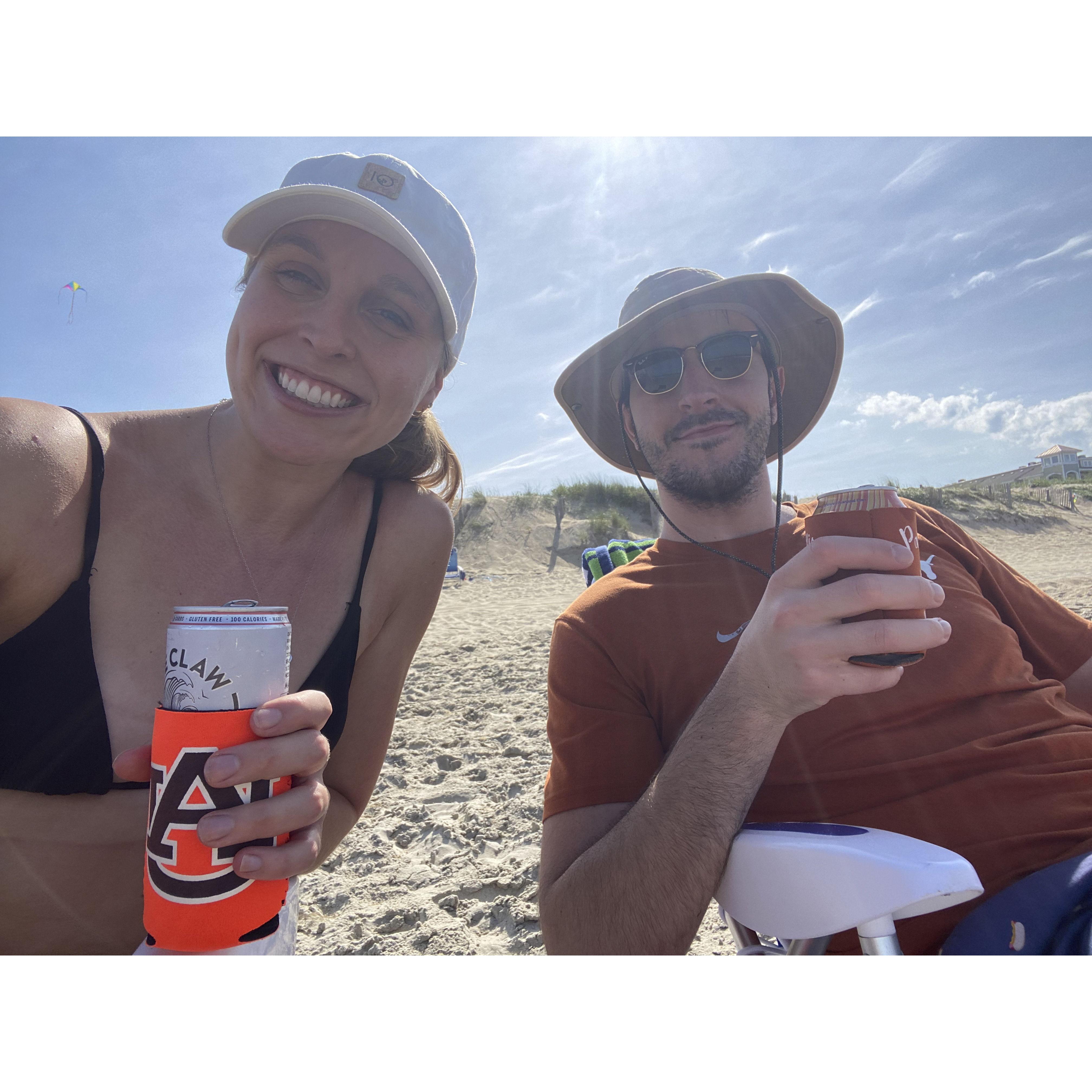 June 2022. Beach day at the Outer Banks