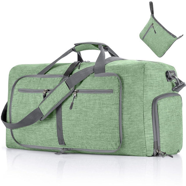 Vomgomfom Travel Duffle Bag for Men,65L 85L 115L Foldable Travel Duffel Bag with Shoes Compartment Overnight Bag for Men Women