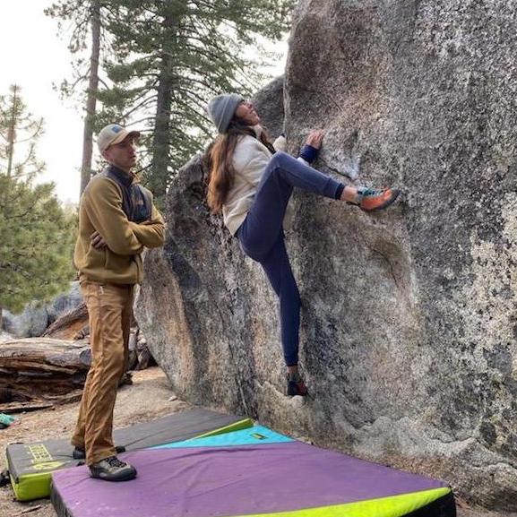 Rock climbing in Idyllwild