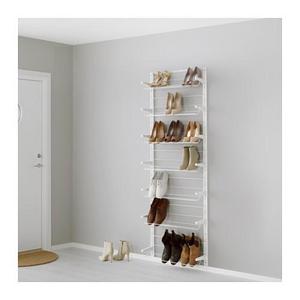 ALGOT Wall upright/shoe organizer, white