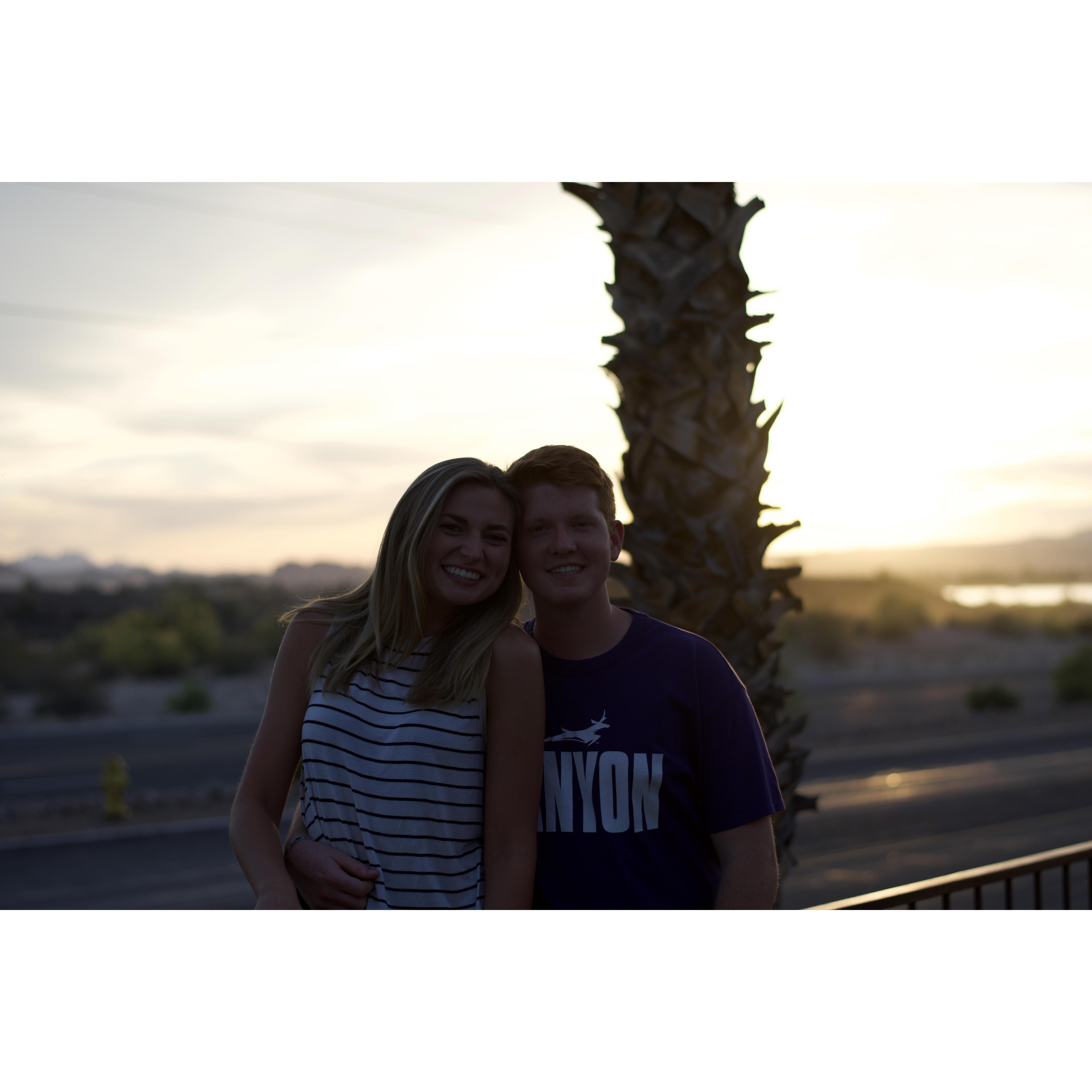 the end of freshman year in Arizona