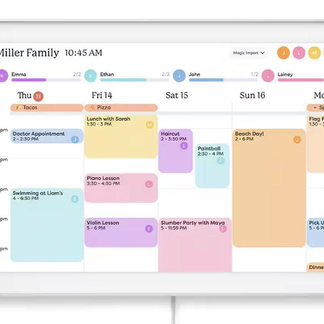 Skylight Calendar Max (Classic/White) with Plus Plan | Skylight