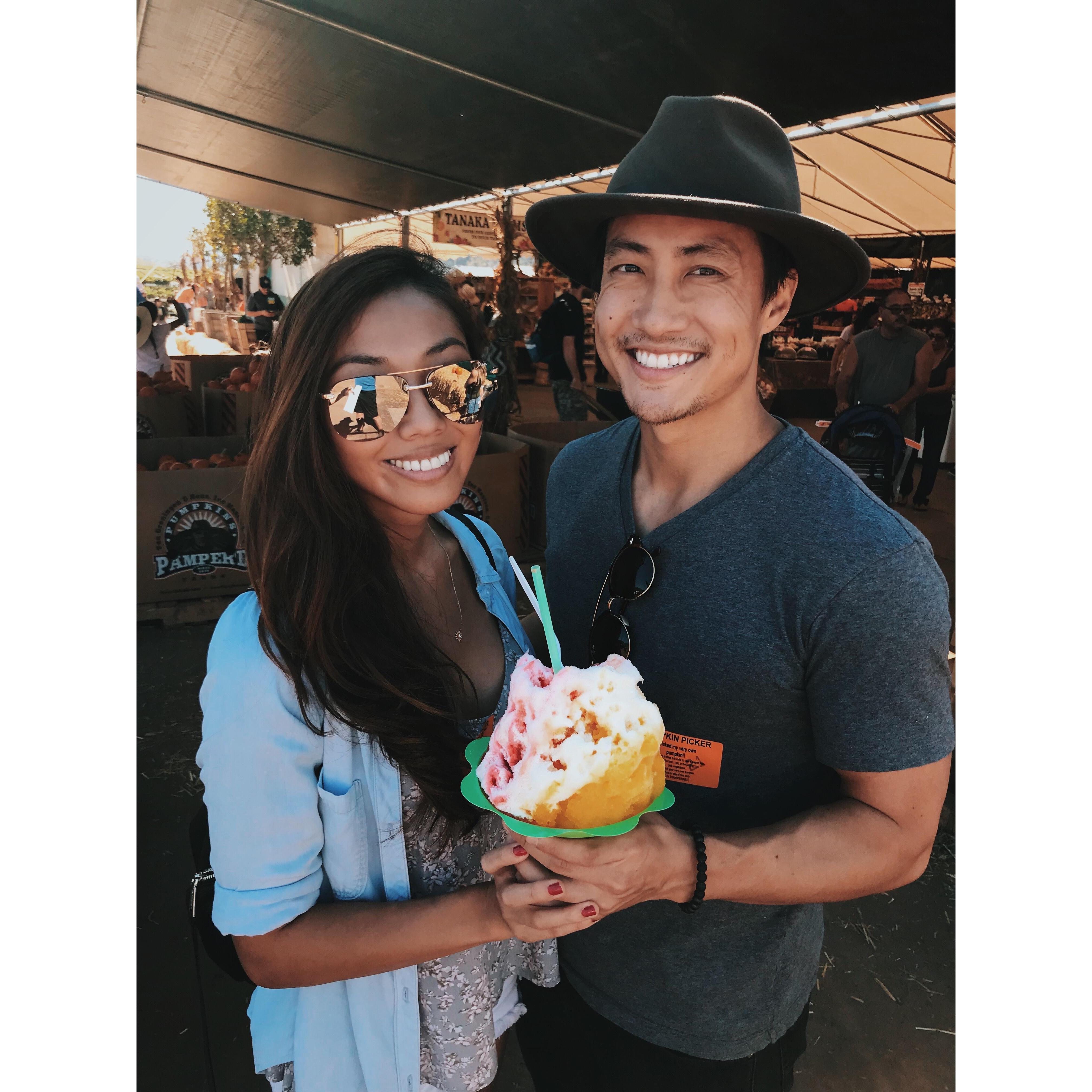 Shaved Ice at Tanaka Farms