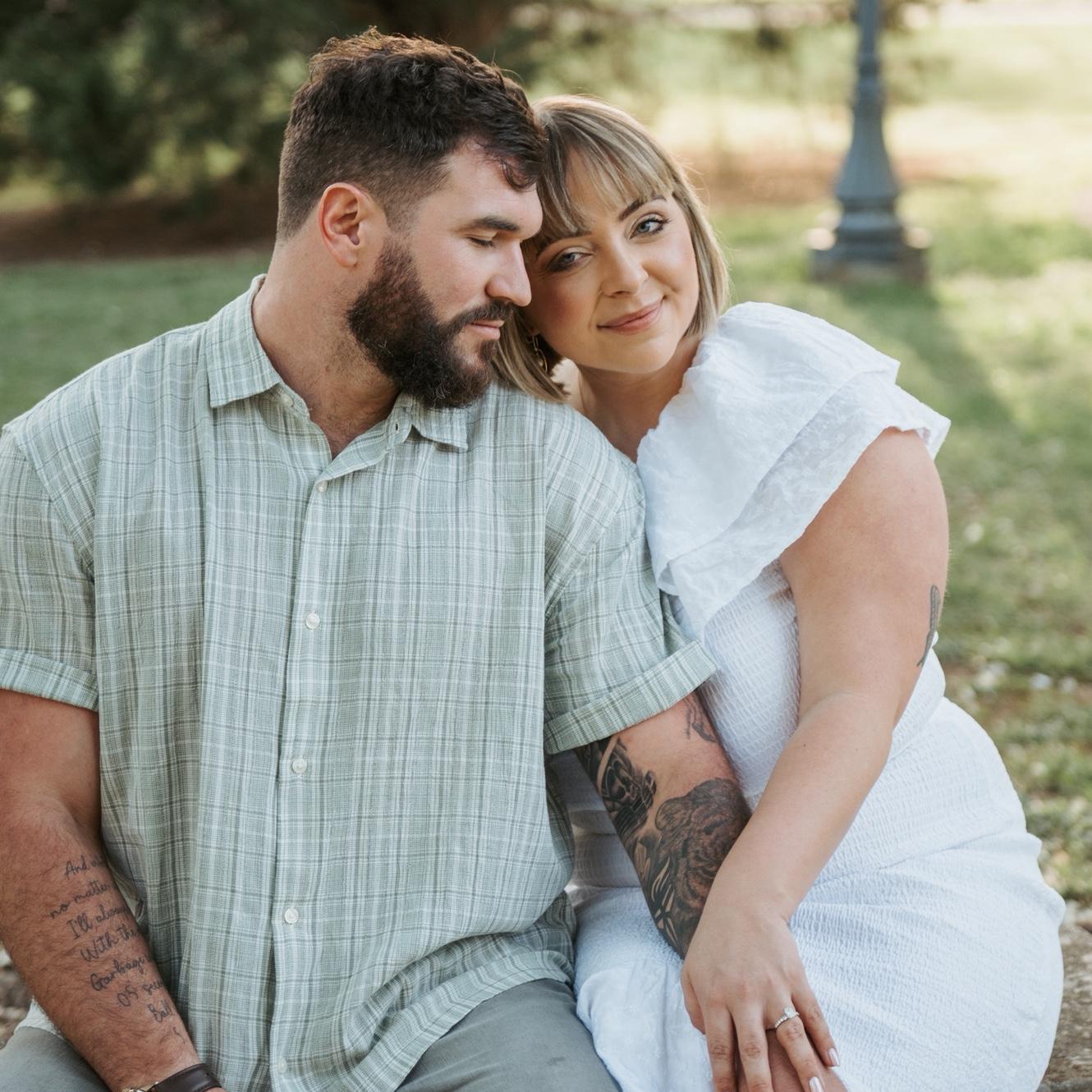 Engagement pictures where we met! Maryville College